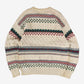 MEN'S VINTAGE 1990S STRUCTURED HEAVYWEIGHT KNITTED JUMPER - LARGE