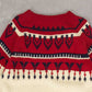 WOMEN'S VINTAGE 1970S JC PENNEY PATTERNED KNITTED JUMPER - X-LARGE