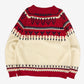 WOMEN'S VINTAGE 1970S JC PENNEY PATTERNED KNITTED JUMPER - X-LARGE
