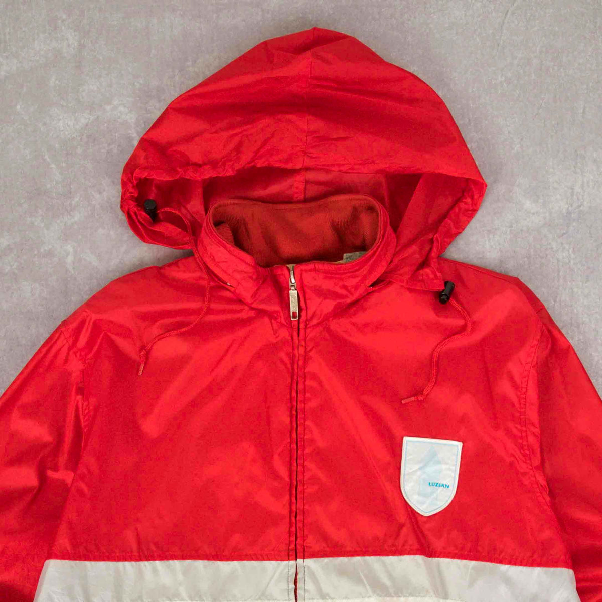 WOMEN'S VINTAGE 1990S L.L.BEAN FULL ZIP HOODED RAIN JACKET - X-LARGE