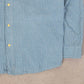 MEN'S VINTAGE CHAPS CHECKED COTTON SHIRT - X-LARGE