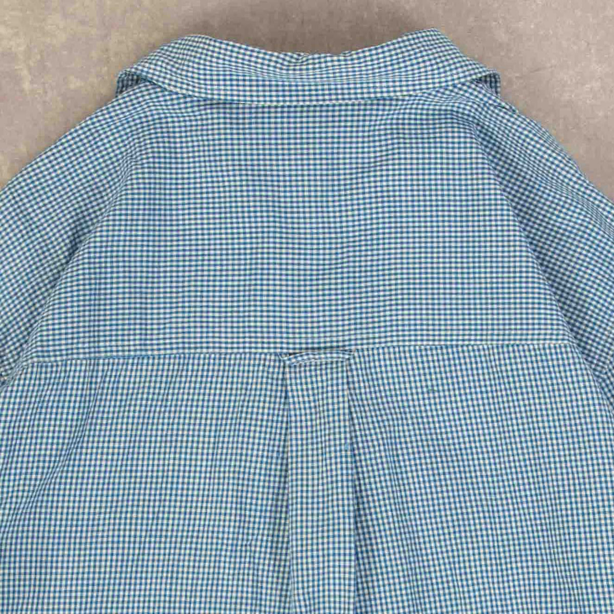 MEN'S VINTAGE CHAPS CHECKED COTTON SHIRT - X-LARGE