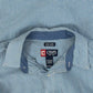 MEN'S VINTAGE CHAPS CHECKED COTTON SHIRT - X-LARGE