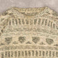 MEN'S VINTAGE STRUCTURED KNITTED JUMPER - X-LARGE