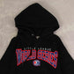MEN'S VINTAGE RUSSELL ATHLETIC LITTLE LEAGUE BASEBALL HOODED SWEATSHIRT - SMALL