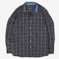 MEN'S VINTAGE CHAPS CHECKED SHIRT - X-LARGE
