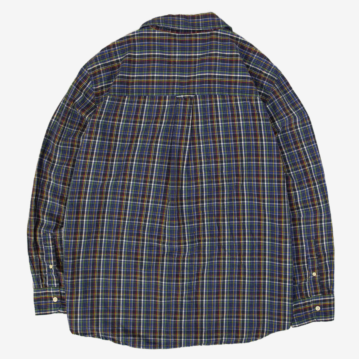 MEN'S VINTAGE CHAPS CHECKED SHIRT - X-LARGE
