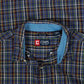 MEN'S VINTAGE CHAPS CHECKED SHIRT - X-LARGE