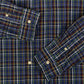 MEN'S VINTAGE CHAPS CHECKED SHIRT - X-LARGE