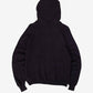 WOMEN'S VINTAGE 1980S LUTHER CREST RAGLAN HOODED SWEATSHIRT - MEDIUM