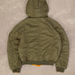 WOMEN'S VINTAGE NAIKA REVERSIBLE HOODED PUFFER JACKET - MEDIUM