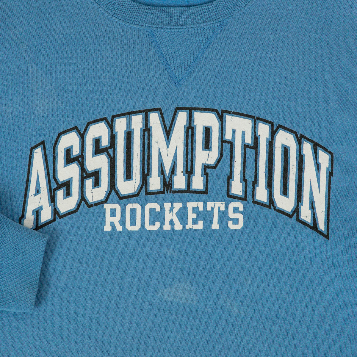 MEN'S VINTAGE RUSSELL ATHLETIC ASSUMPTION ROCKETS SWEATSHIRT - SMALL