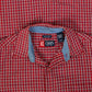 MEN'S VINTAGE CHAPS CHECKED COTTON SHIRT - LARGE