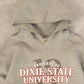 MEN'S VINTAGE RUSSELL ATHLETIC DIXIE STATE UNIVERSITY HOODED SWEATSHIRT - LARGE