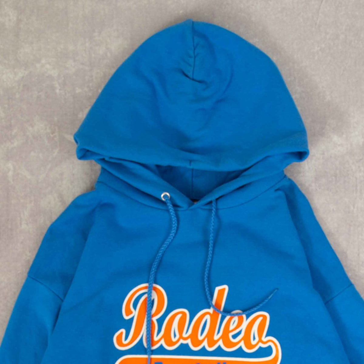 MEN'S VINTAGE RODEO BASEBALL HOODED SWEATSHIRT - LARGE