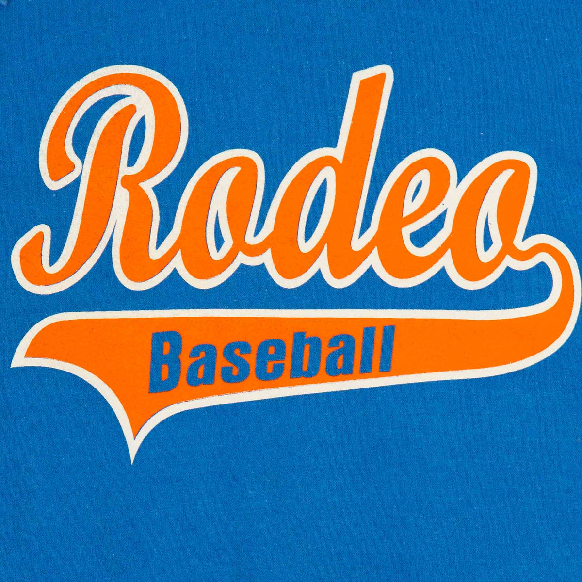 MEN'S VINTAGE RODEO BASEBALL HOODED SWEATSHIRT - LARGE