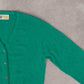 WOMEN'S VINTAGE 1980S BOXY KNITTED CARDIGAN - X-LARGE