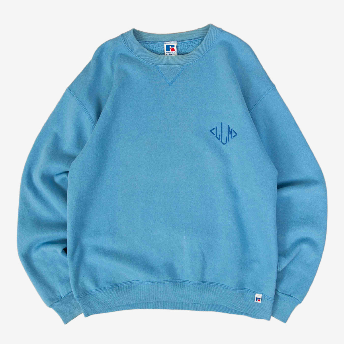 WOMEN'S VINTAGE 1990S RUSSELL ATHLETIC LLM EMBROIDERED SWEATSHIRT - LARGE
