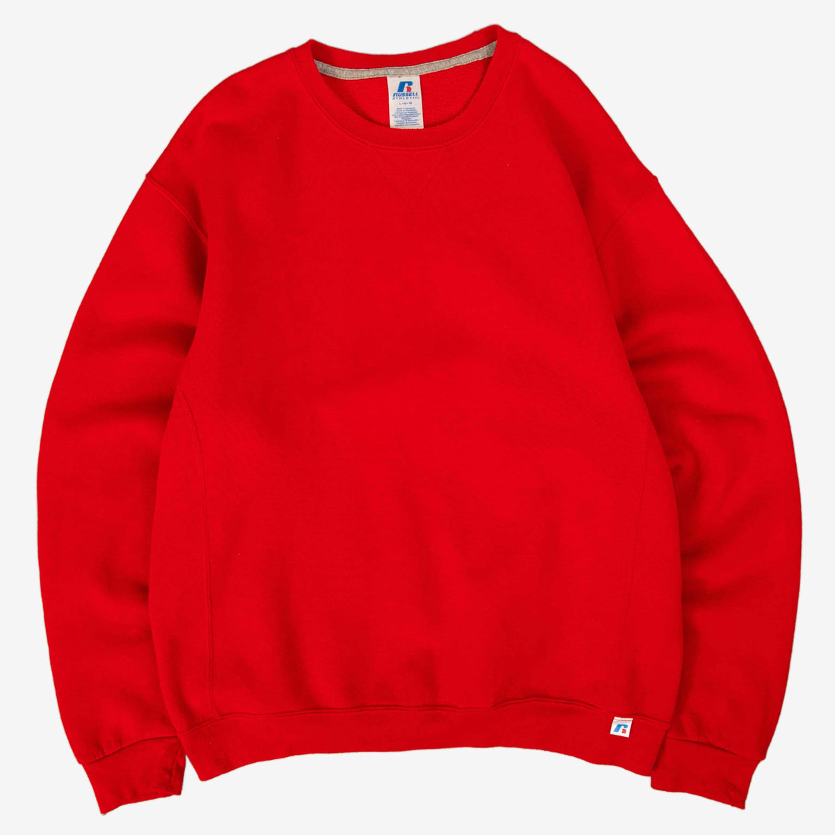 MEN'S VINTAGE RUSSELL ATHLETIC BLANK SWEATSHIRT - LARGE