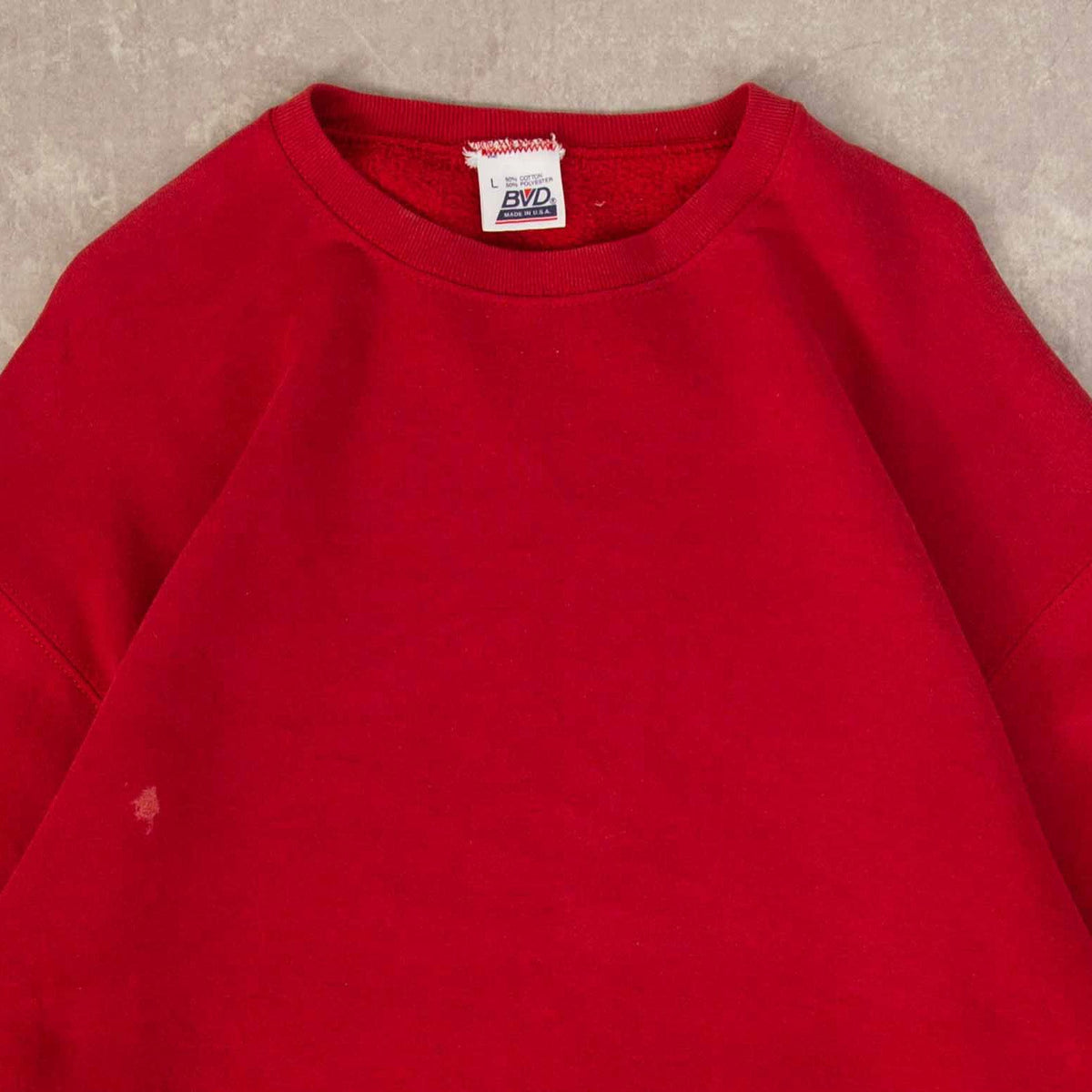 MEN'S VINTAGE 1990S BLANK HEAVYWEIGHT SWEATSHIRT - LARGE