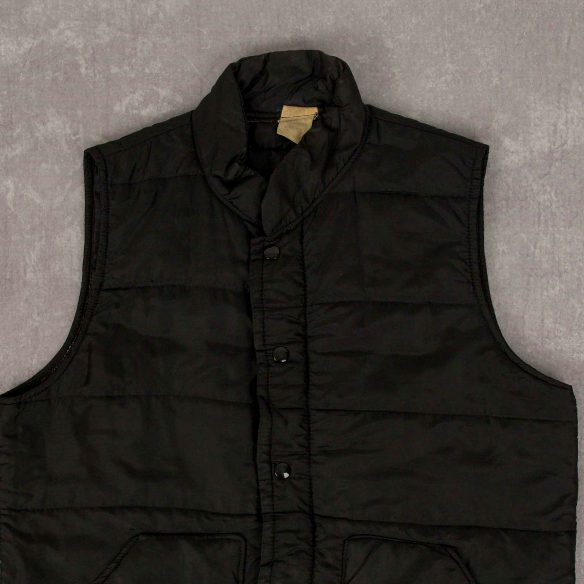 MEN'S VINTAGE 1970S PADDED GILET JACKET - MEDIUM