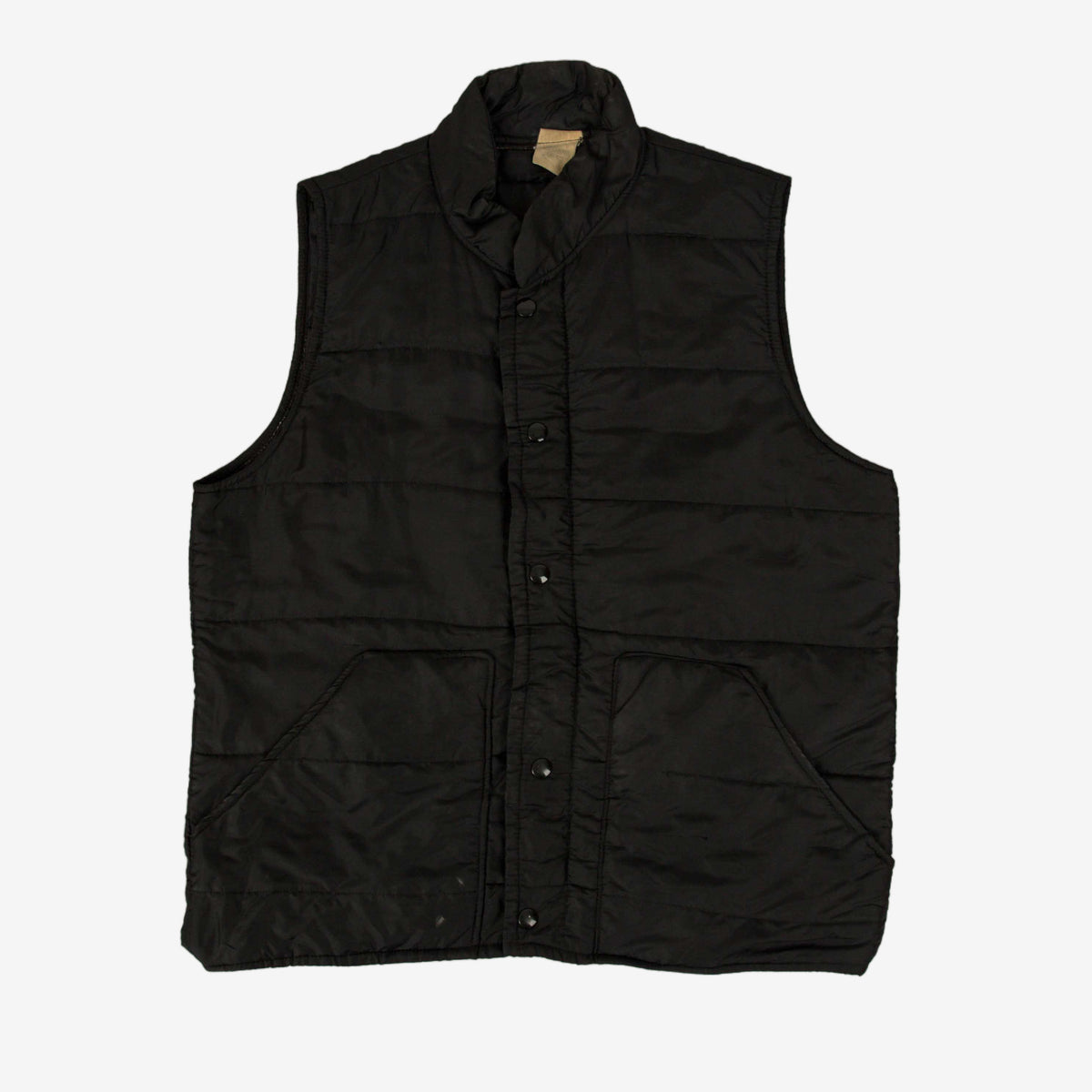 MEN'S VINTAGE 1970S PADDED GILET JACKET - MEDIUM