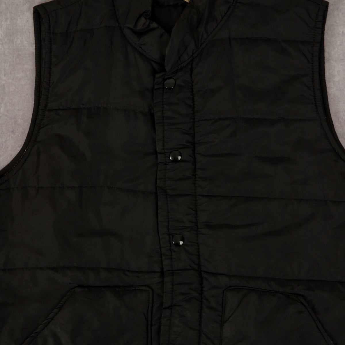 MEN'S VINTAGE 1970S PADDED GILET JACKET - MEDIUM