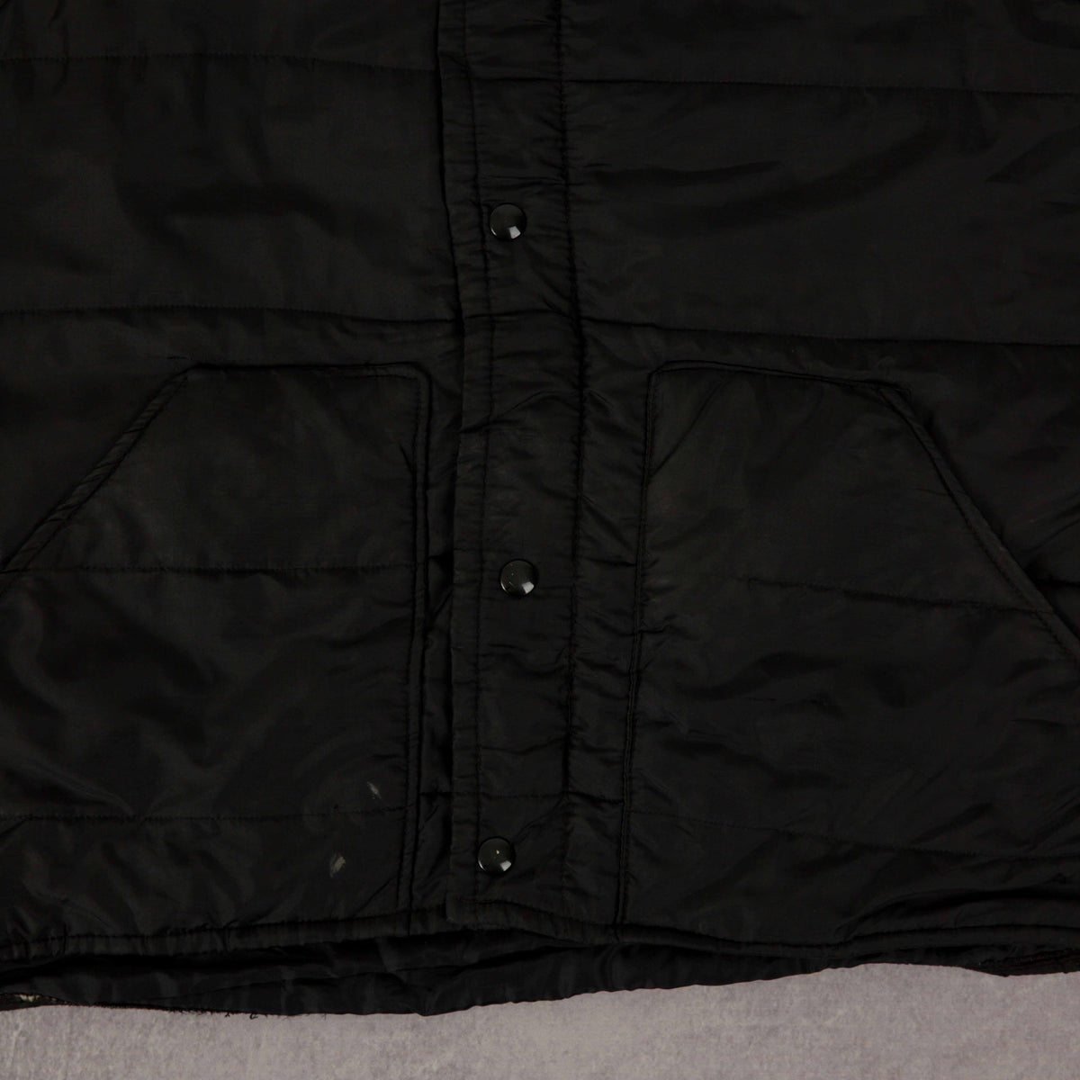 MEN'S VINTAGE 1970S PADDED GILET JACKET - MEDIUM