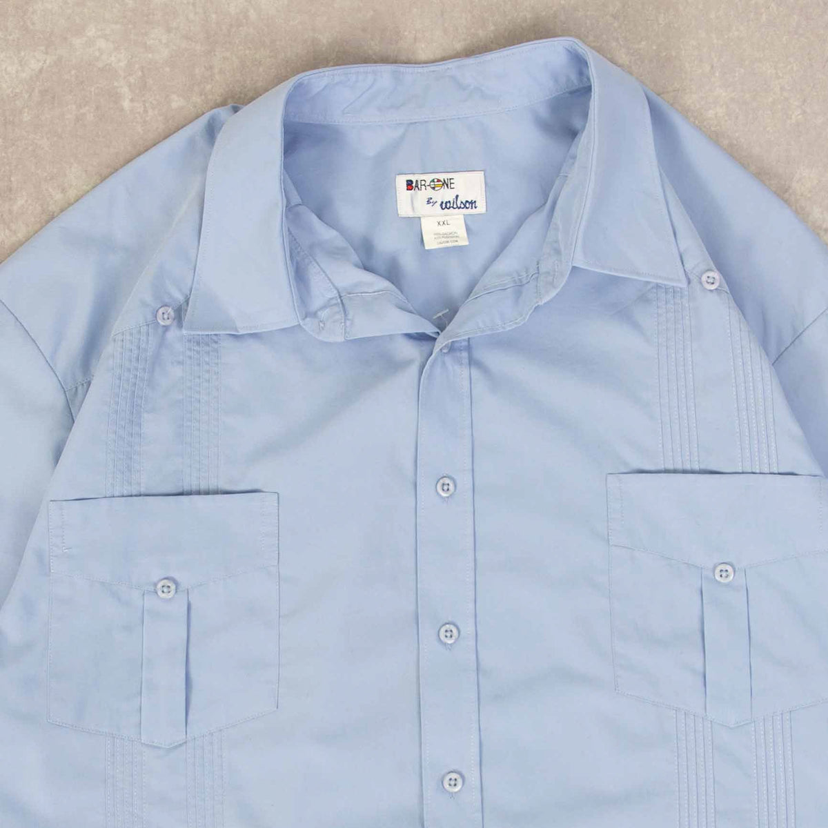 MEN'S VINTAGE CUBAN GUAYABERA SHIRT - XX-LARGE