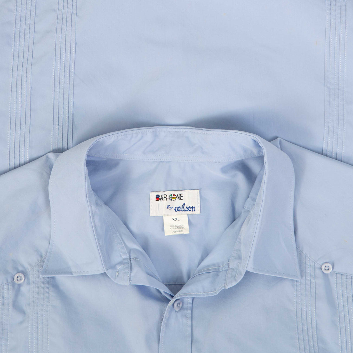 MEN'S VINTAGE CUBAN GUAYABERA SHIRT - XX-LARGE