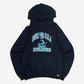 MEN'S VINTAGE RUSSELL ATHLETIC DEPOALI ATHLETES HOODED SWEATSHIRT - SMALL