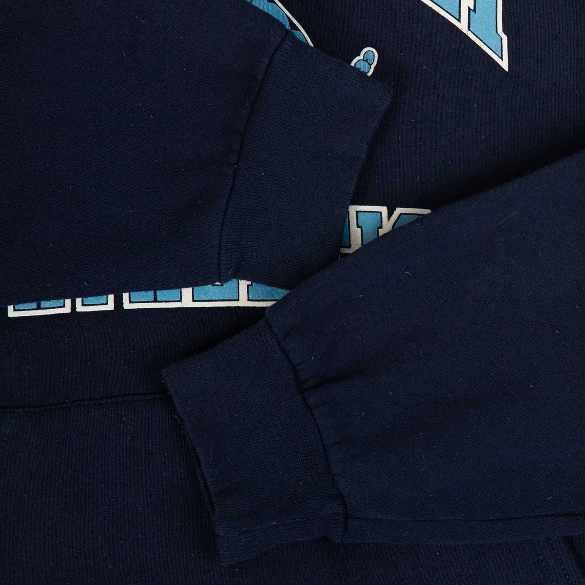 MEN'S VINTAGE RUSSELL ATHLETIC DEPOALI ATHLETES HOODED SWEATSHIRT - SMALL