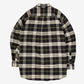 MEN'S VINTAGE NAUTICA CHECKED LONG SLEEVE SHIRT - X-LARGE