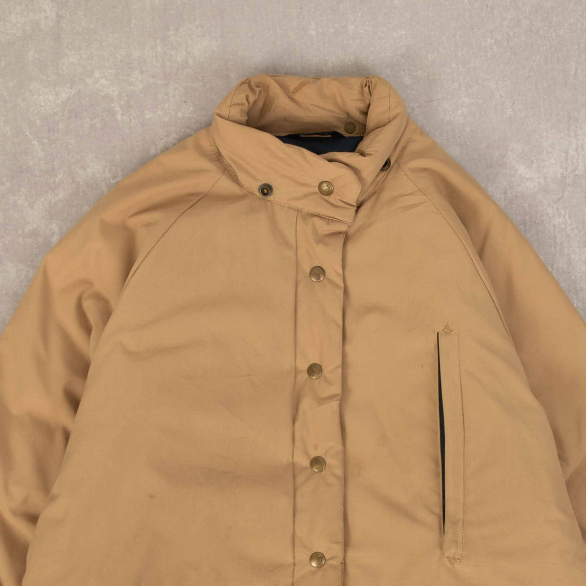 WOMEN'S VINTAGE 1980S FULL ZIP PADDED JACKET - LARGE