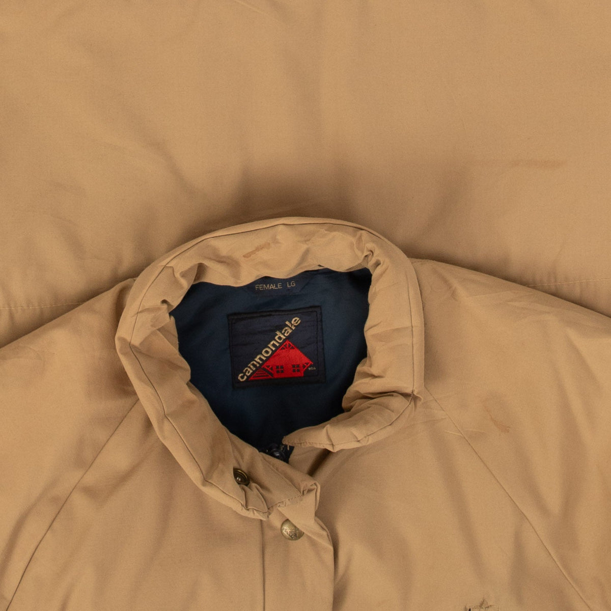 WOMEN'S VINTAGE 1980S FULL ZIP PADDED JACKET - LARGE