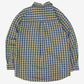 MEN'S VINTAGE CHAPS CHECKED COTTON SHIRT - X-LARGE