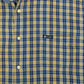 MEN'S VINTAGE CHAPS CHECKED COTTON SHIRT - X-LARGE
