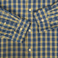 MEN'S VINTAGE CHAPS CHECKED COTTON SHIRT - X-LARGE