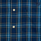 MEN'S VINTAGE CHAPS CHECKED COTTON SHIRT - X-LARGE