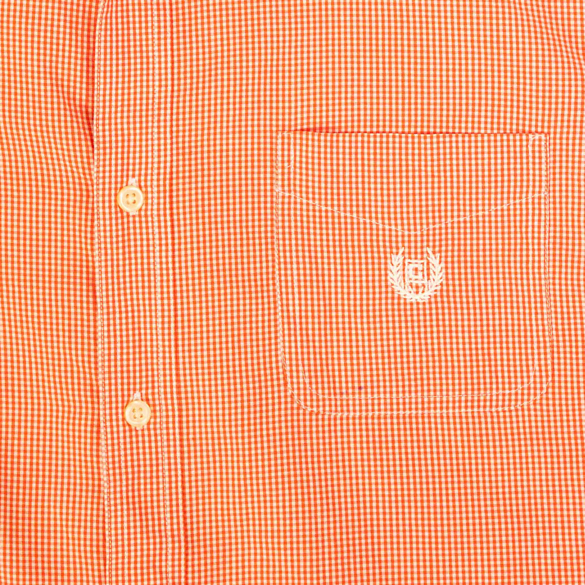 MEN'S VINTAGE CHAPS CHECKED COTTON SHIRT - LARGE