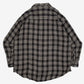 MEN'S VINTAGE 1990S WOOL STYLE CHECKED FLANNEL SHIRT - LARGE