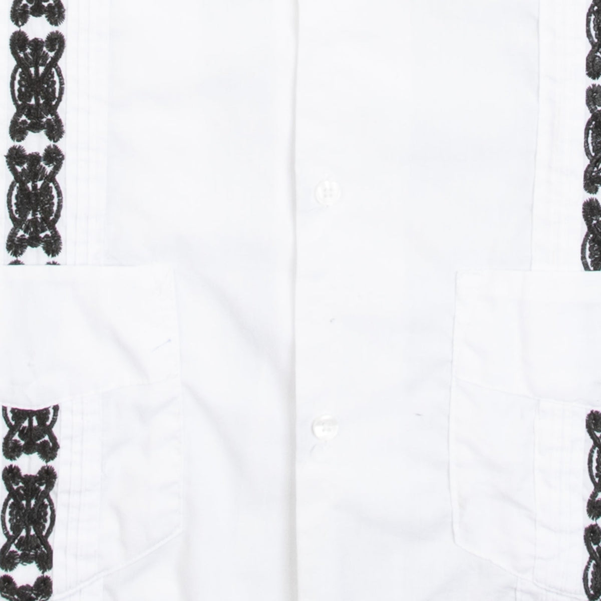 MEN'S VINTAGE 1990S CUBAN GUAYABERA SHIRT - LARGE