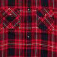 MEN'S VINTAGE 1990S WOOL STYLE CHECKED FLANNEL SHIRT - LARGE