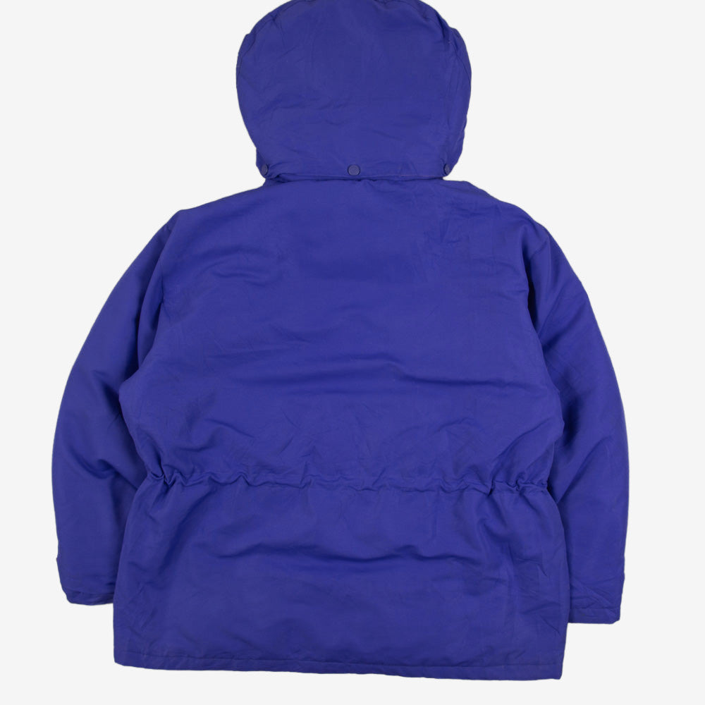 WOMEN'S VINTAGE PADDED FULL ZIP HOODED JACKET - LARGE