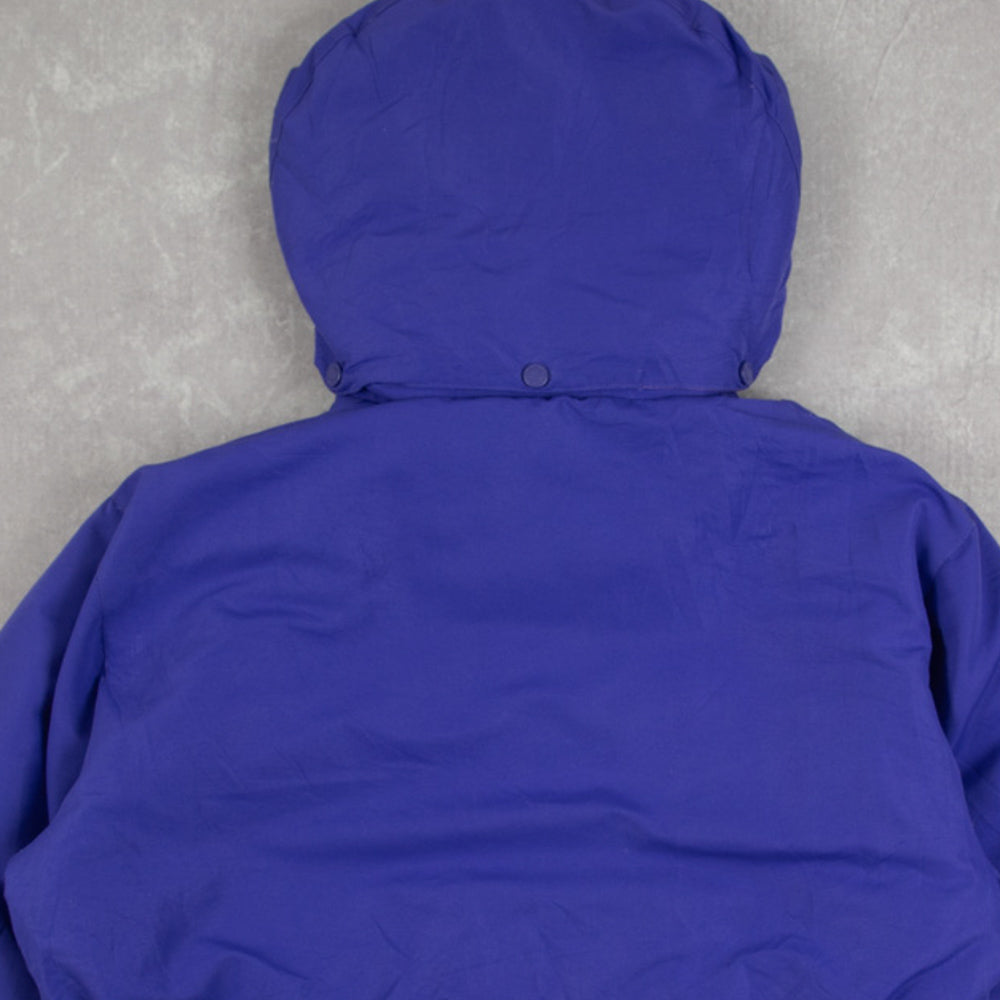 WOMEN'S VINTAGE PADDED FULL ZIP HOODED JACKET - LARGE