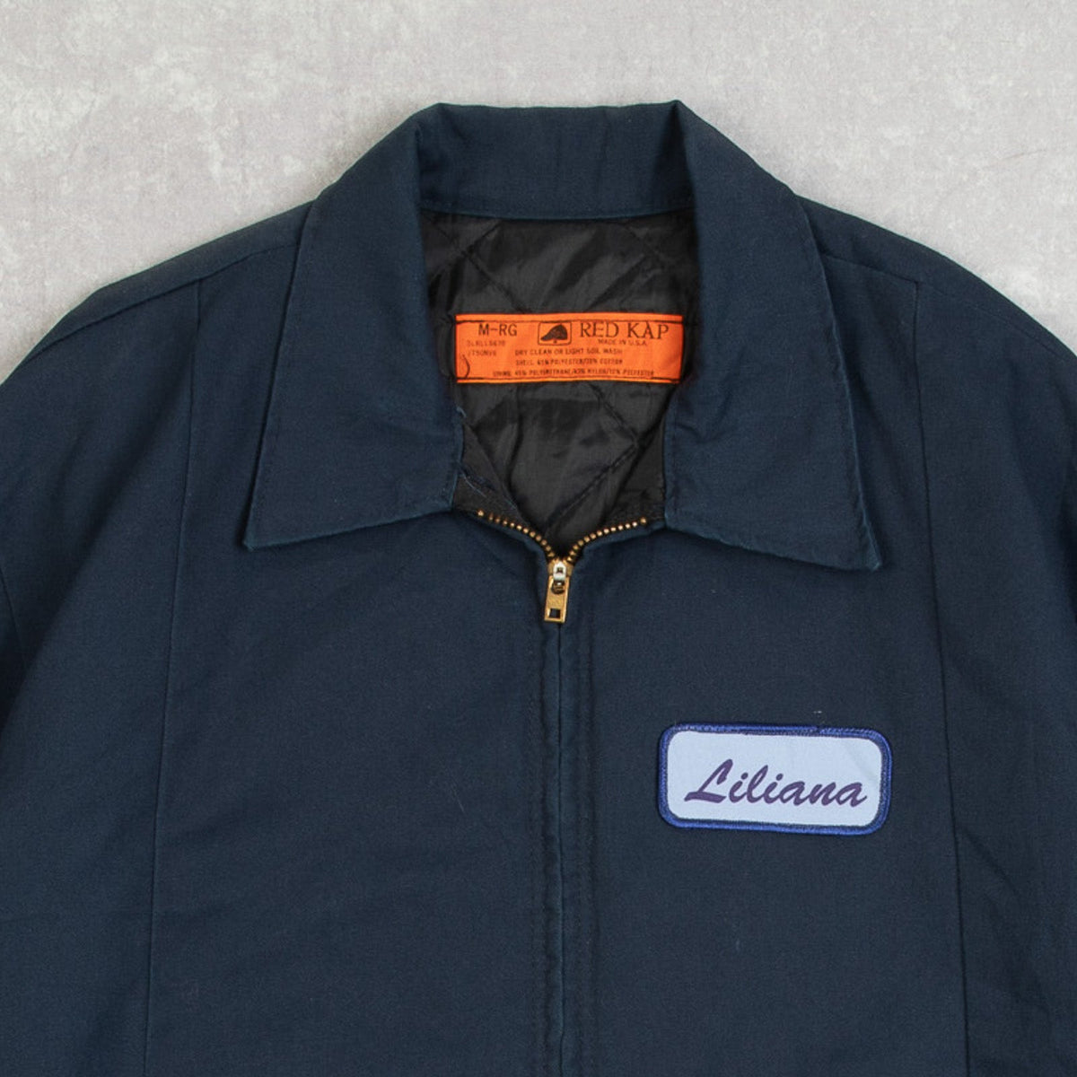 MEN'S VINTAGE 1980S RED KAP LILIANA WORKWEAR JACKET - MEDIUM