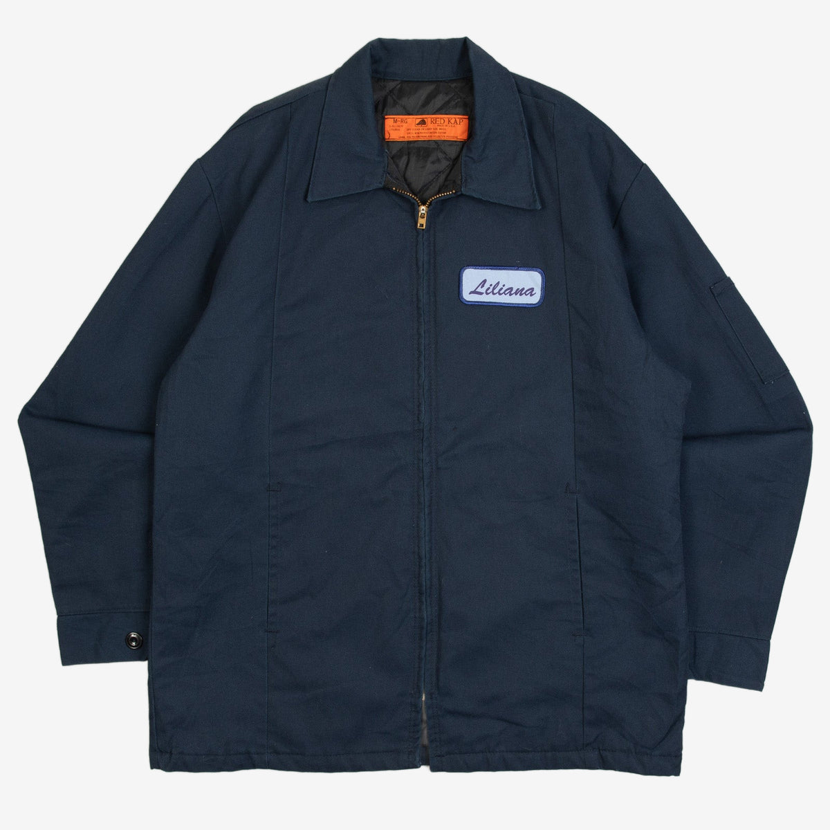 MEN'S VINTAGE 1980S RED KAP LILIANA WORKWEAR JACKET - MEDIUM