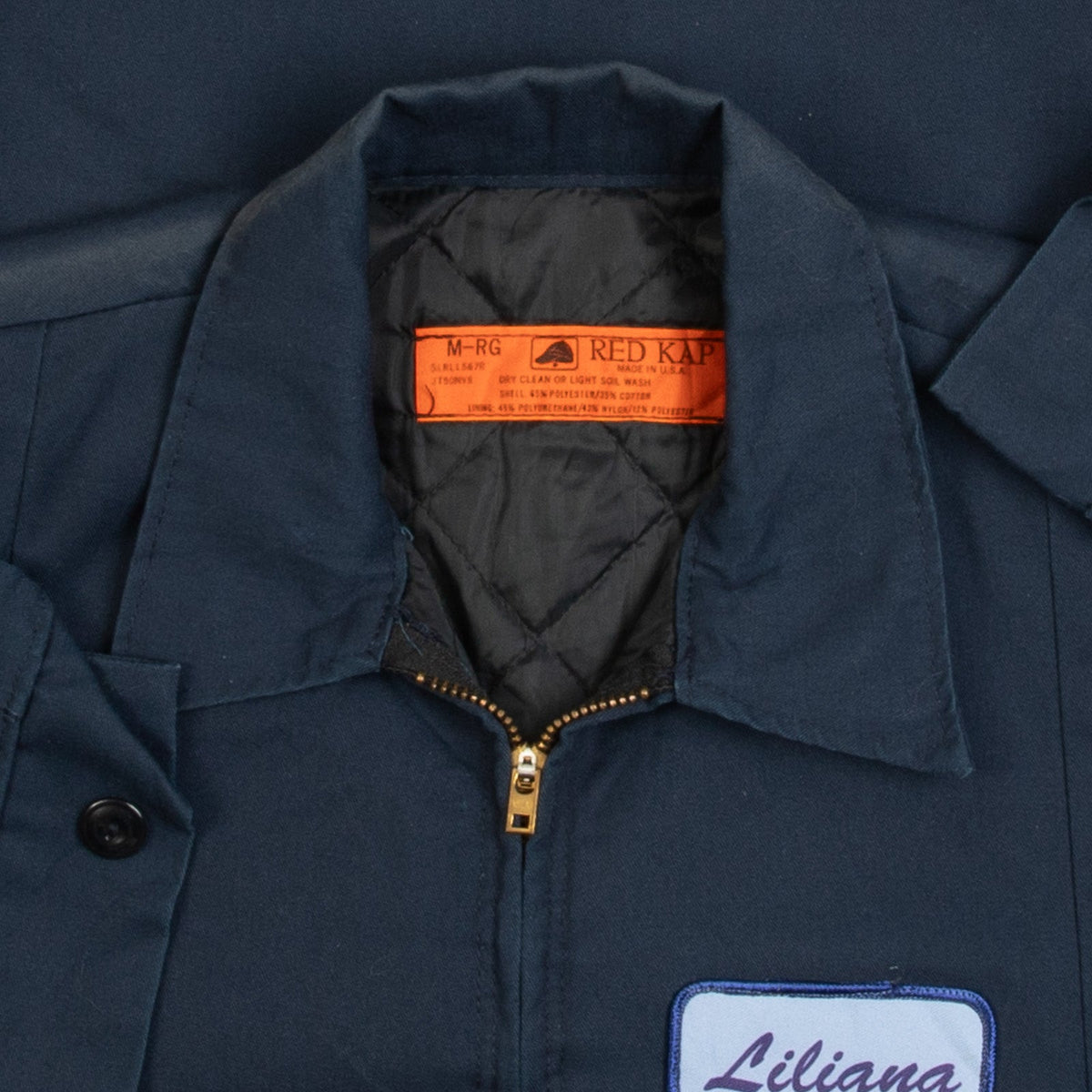 MEN'S VINTAGE 1980S RED KAP LILIANA WORKWEAR JACKET - MEDIUM