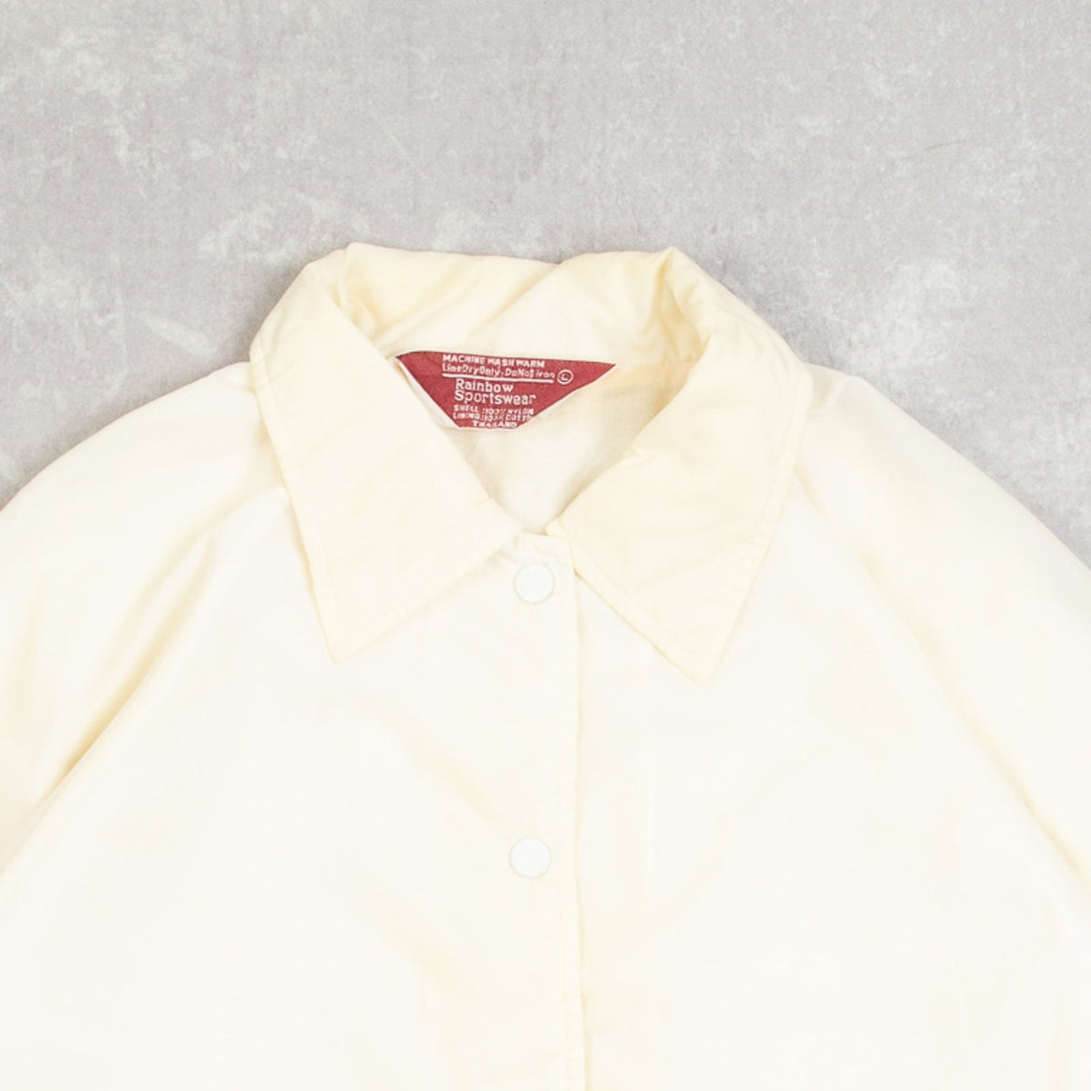 MEN'S VINTAGE 1980S BOXY COACH JACKET - LARGE