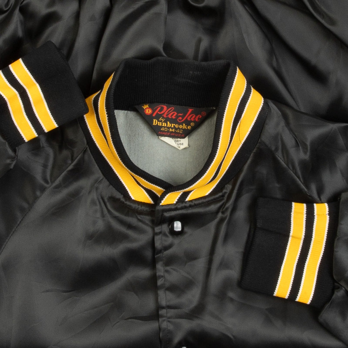 MEN'S VINTAGE 1990S GRAGG CRANE SATIN BOMBER JACKET - MEDIUM